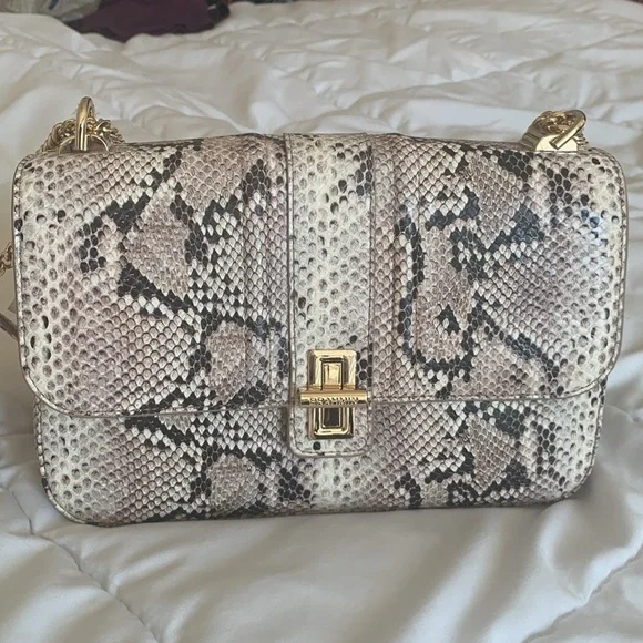 Brahmin Rosalie Beige Sandcastle Genuine Leather Crossbody - Picture 7 of 8